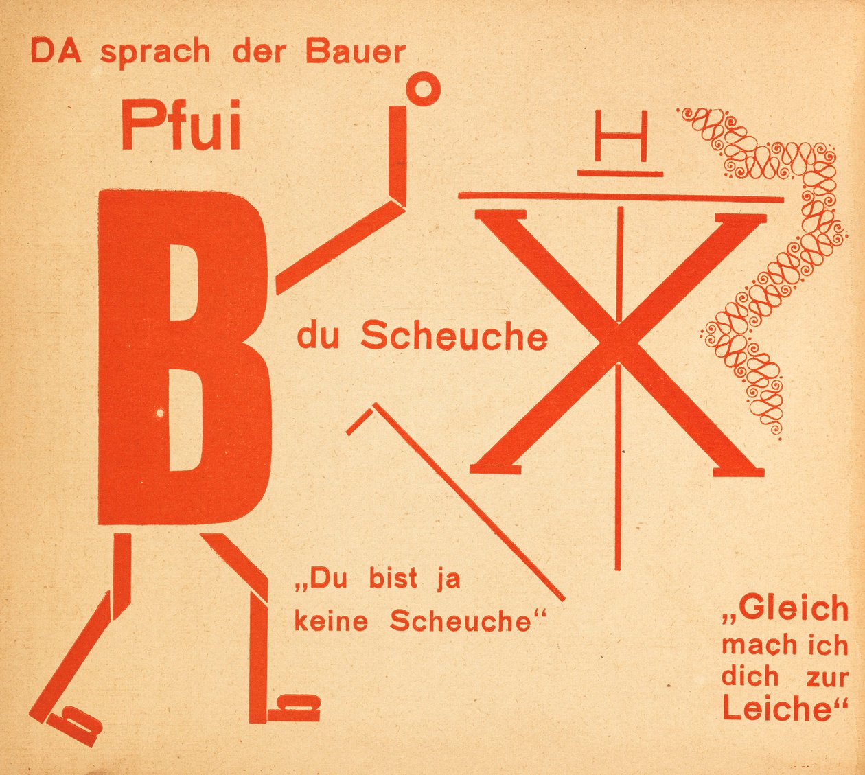 बिजूका। परी कथा बिजूका। फेयरी टेल्स, 1925। द्वारा कर्ट Schwitters