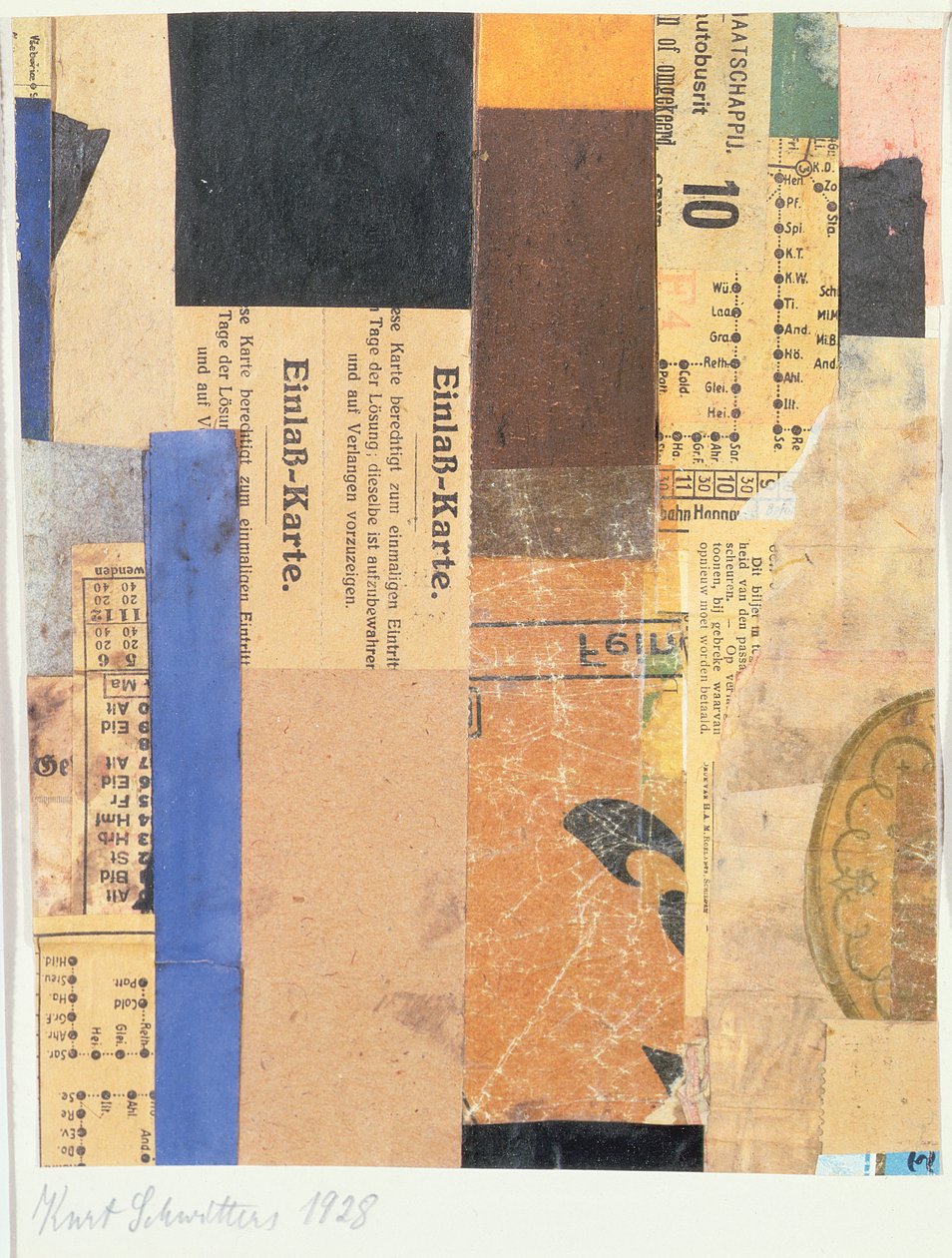अनटाइटल्ड, 1928 द्वारा कर्ट Schwitters