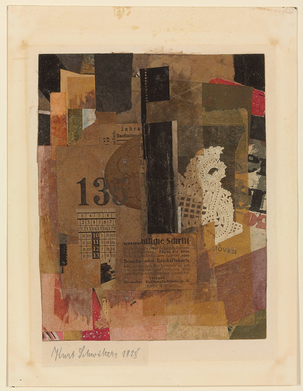 शीर्षकहीन; अनटाइटल्ड, 1928 द्वारा कर्ट Schwitters