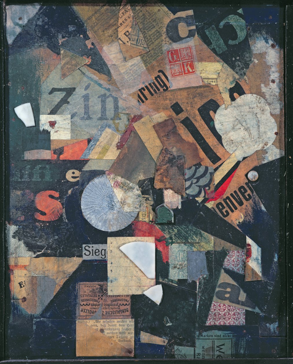 विजय (अखबार पर तेल और महाविद्यालय) द्वारा कर्ट Schwitters