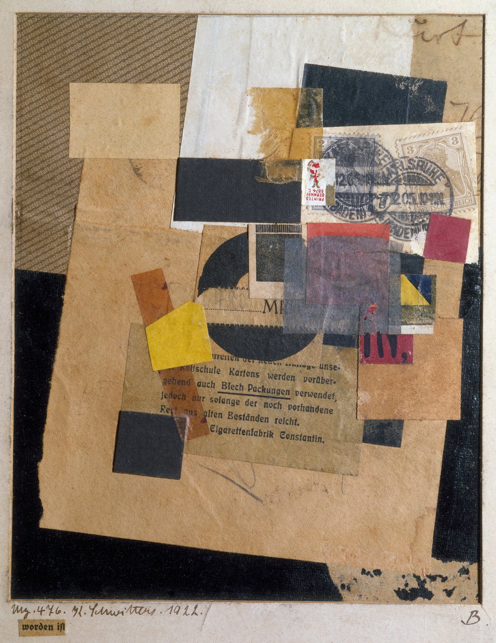 किया गया है (कोलाज द्वारा कर्ट Schwitters