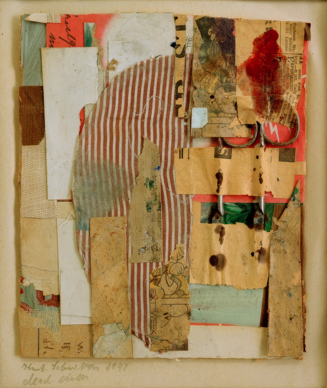 मृत कैंची द्वारा कर्ट Schwitters
