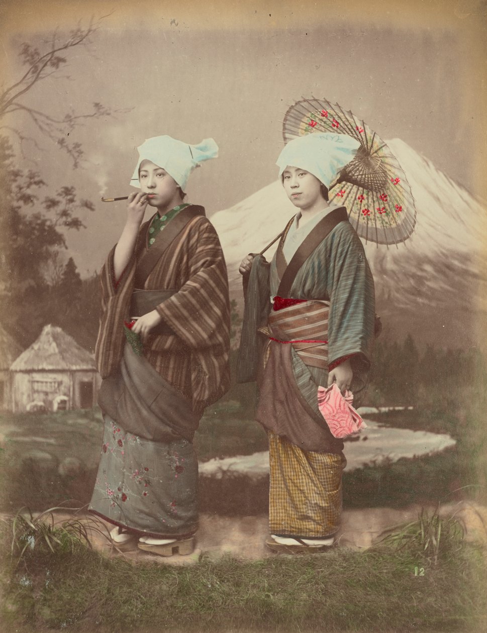 जापानी यात्री, c.1880 द्वारा कुसाकाबे किम्बी