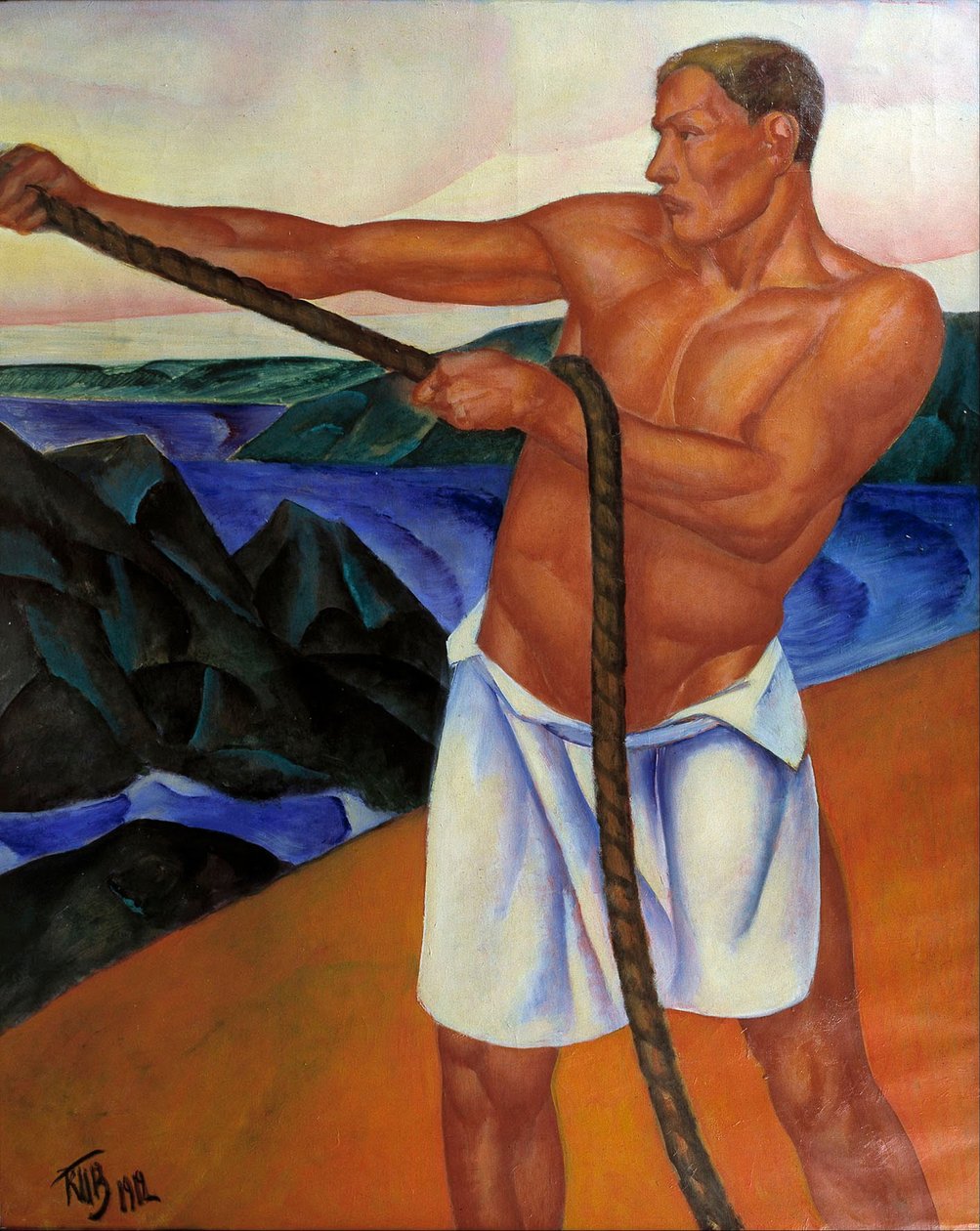 द वर्कर, 1912 द्वारा कुज़्मा सर्गेइविच पेट्रोव वोडकिन
