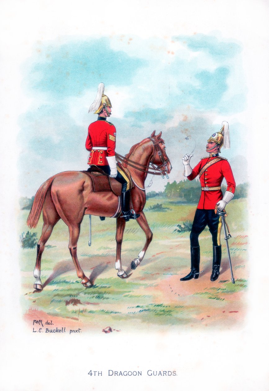 4 डी ड्रैगोन गार्ड, 1915। द्वारा ले बकल