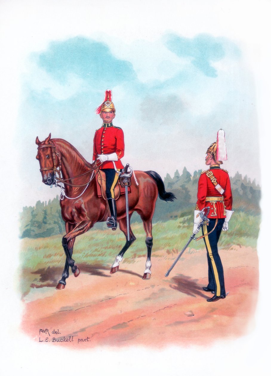ड्रैगून गार्ड, 1915। द्वारा ले बकल
