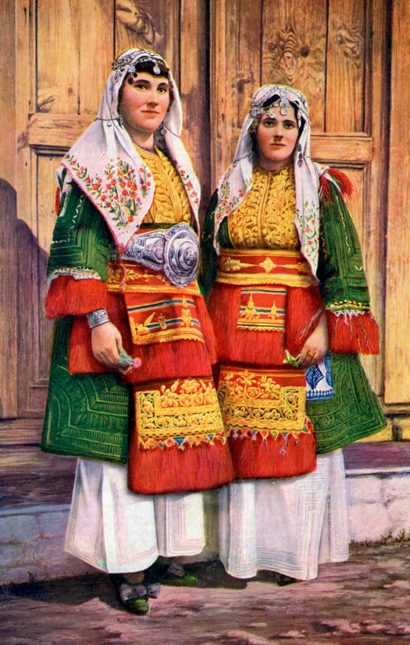 दो ग्रीक महिलाएं, 1922। द्वारा एलजी पॉपऑफ