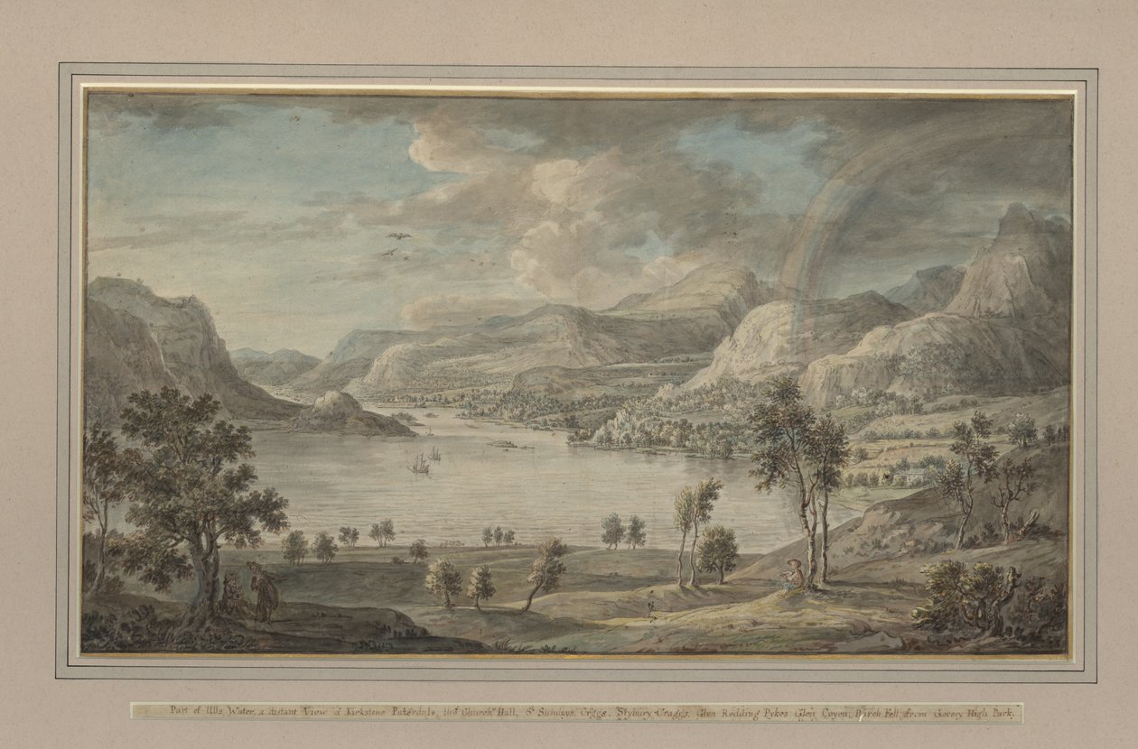 उल्स जल के भाग, c.1770-80 द्वारा लेडी मैरी लोथर