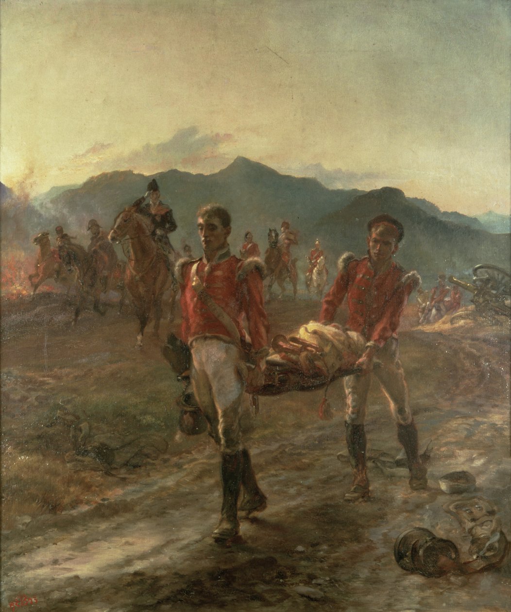 तालावेरा की लड़ाई के बाद की सुबह (1809) द्वारा लेडी बटलर