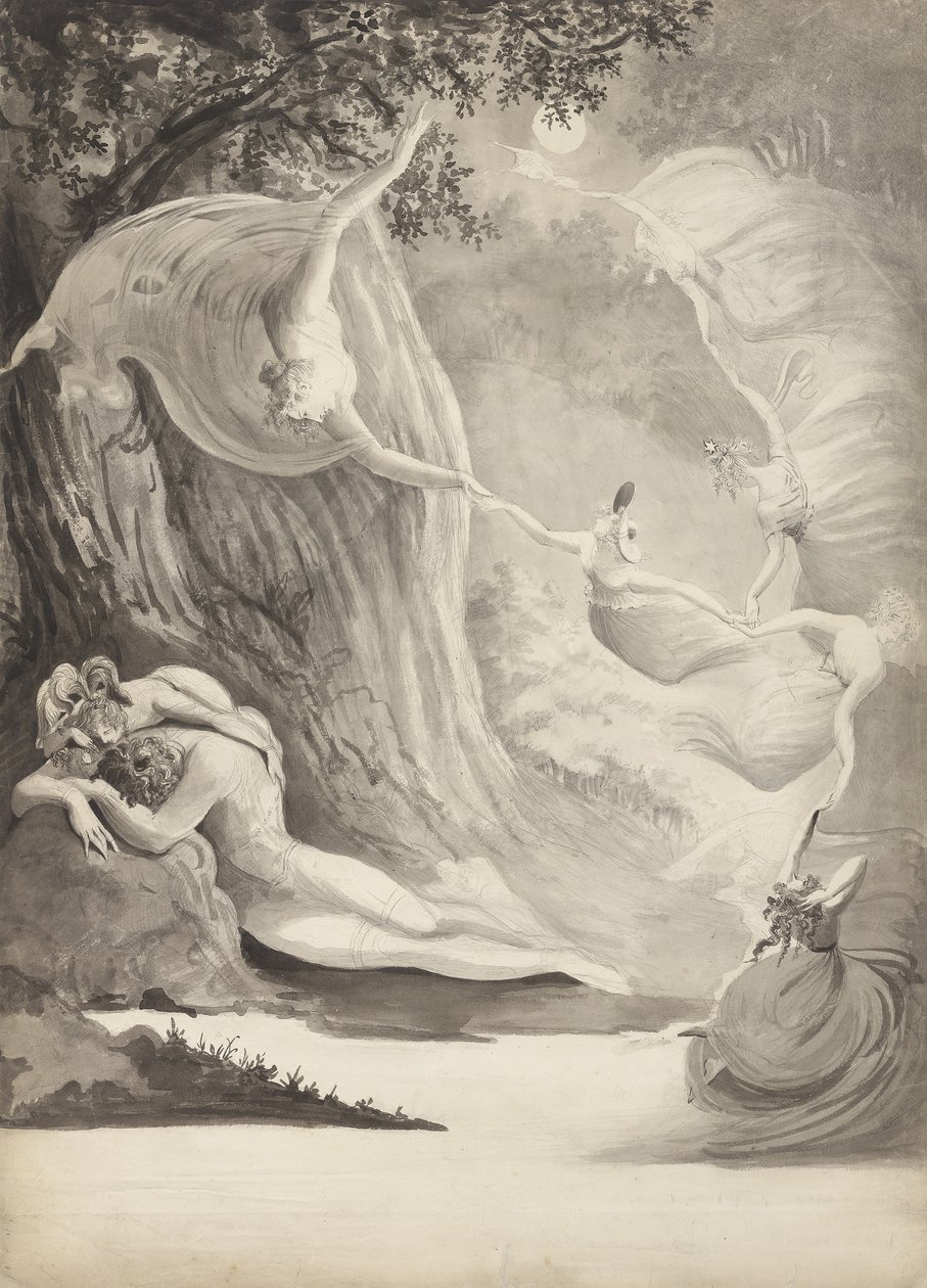 शेफर्ड का सपना, c.1820 द्वारा लेडी जॉर्जिना नॉर्थ