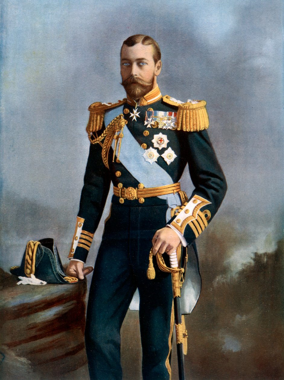 किंग जॉर्ज वी, 20 वीं सदी की शुरुआत में। द्वारा Lafayette