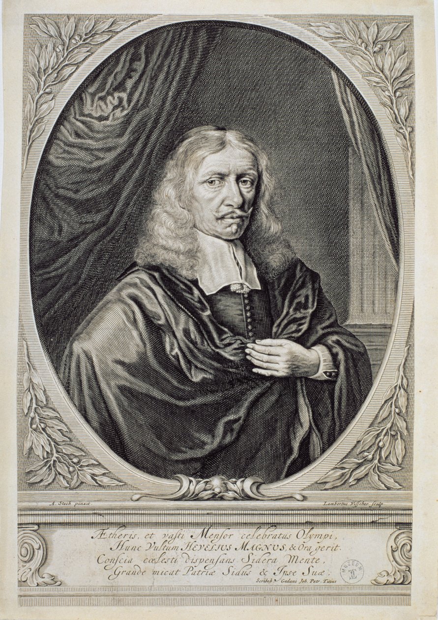 जोहान्स हेवेलियस (1611-87) 1668 द्वारा लैंबर्ट डी विचर