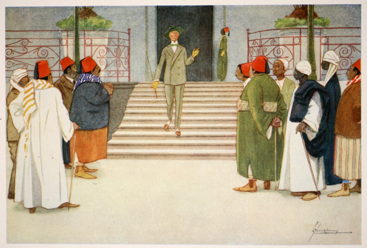 द वल्चर, &39;द लाइट साइड ऑफ़ मिस्र&39;, 1908 द्वारा लांस ठाकरे