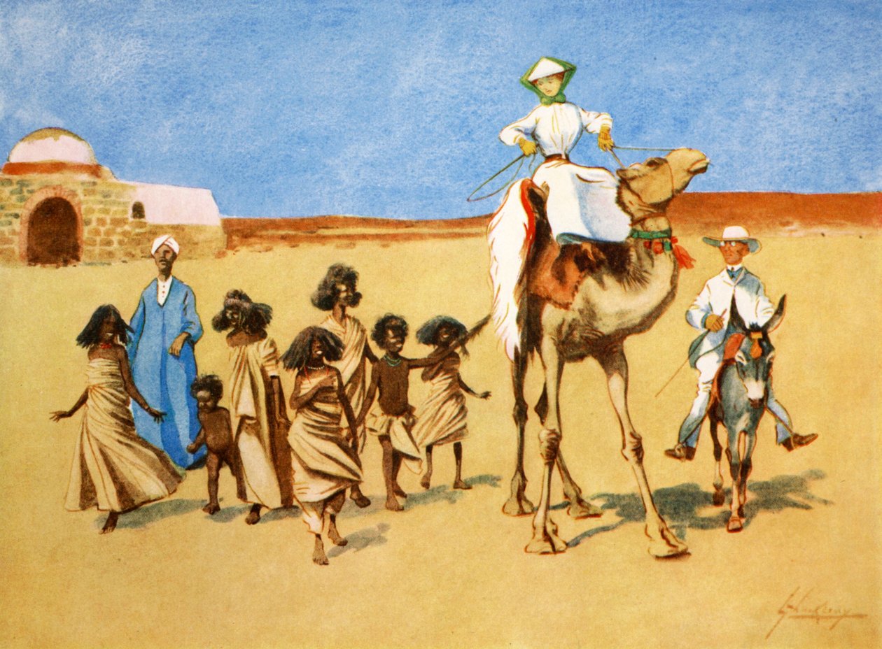 डेजर्ट के गॉलीवॉग्स, 1908। द्वारा लांस ठाकरे