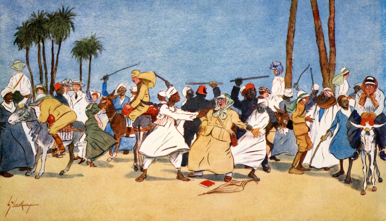 नील की लड़ाई, 1908। द्वारा लांस ठाकरे