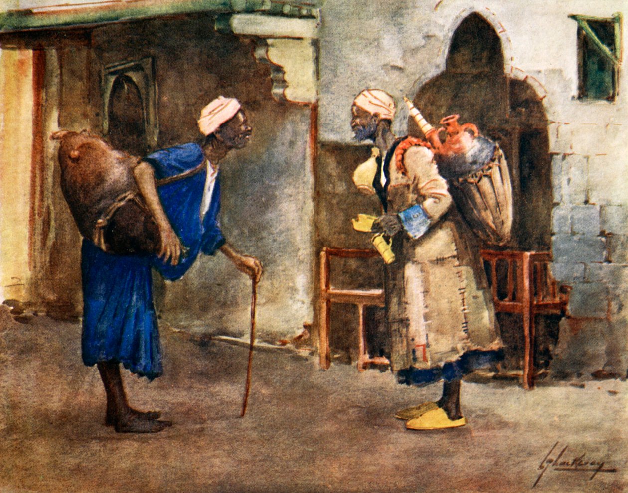 'द मीटिंग ऑफ द वाटर्स', 1908। द्वारा लांस ठाकरे