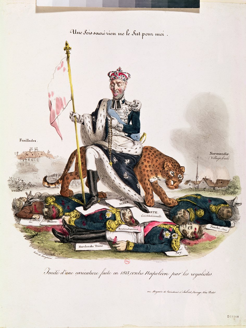 &39;एक बार मेरे लिए कुछ भी पवित्र नहीं था&39;, किंग चार्ल्स एक्स, 1830 का कैरिकेचर द्वारा Langlume