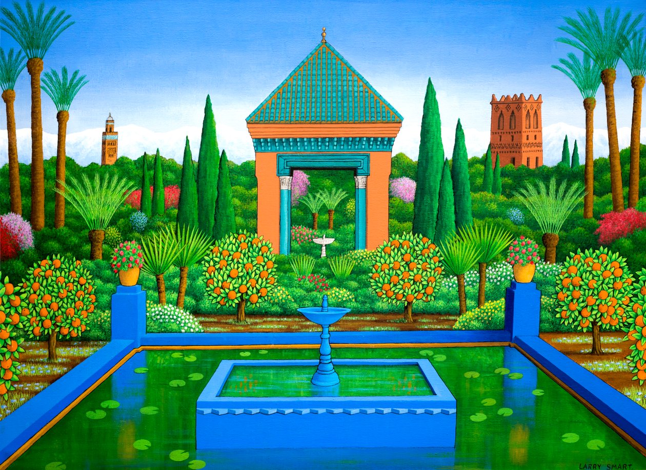 मार्जोरेल संतरे, 2005 (एक्रिलिक) द्वारा लैरी स्मार्ट