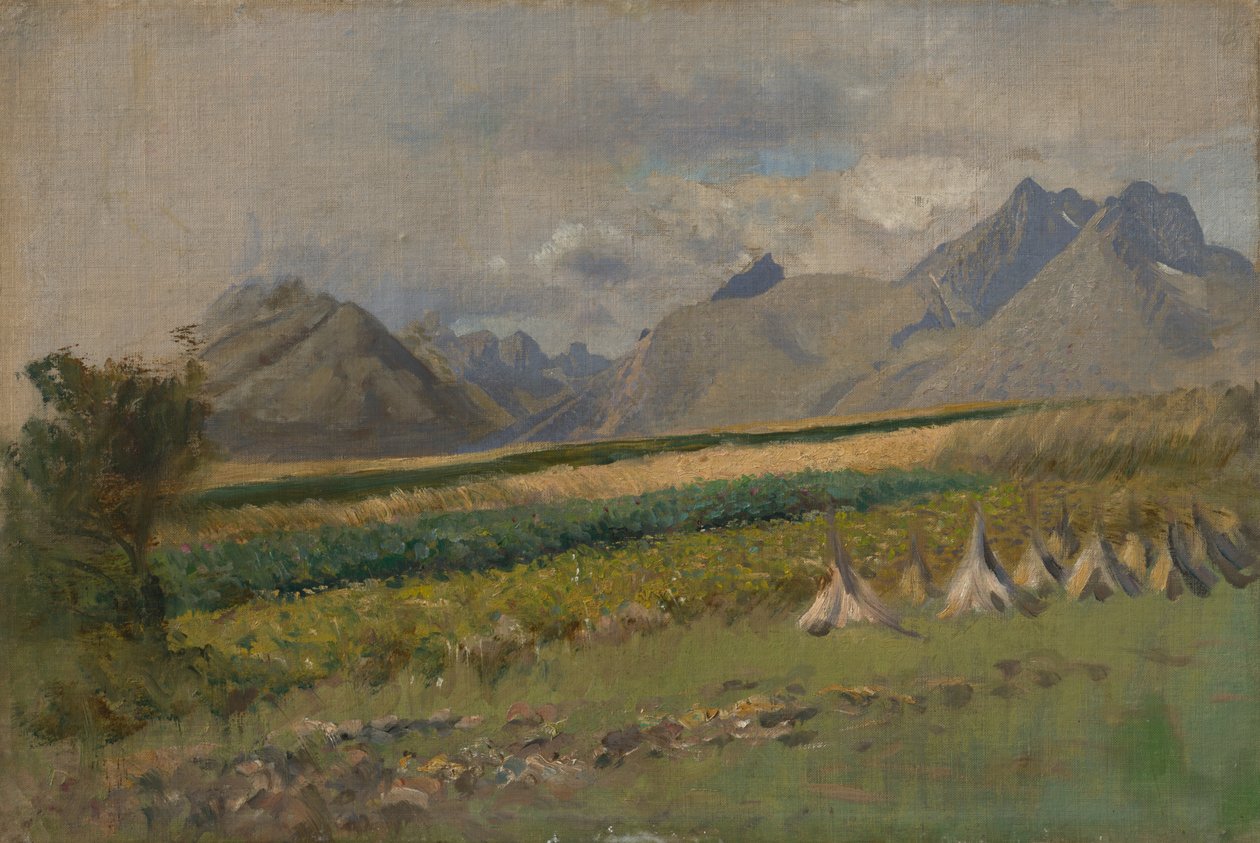 स्ट्रैसकी से उच्च टाट्रा, 1878-80 द्वारा लास्ज़लो मेद्यांसज़स्की