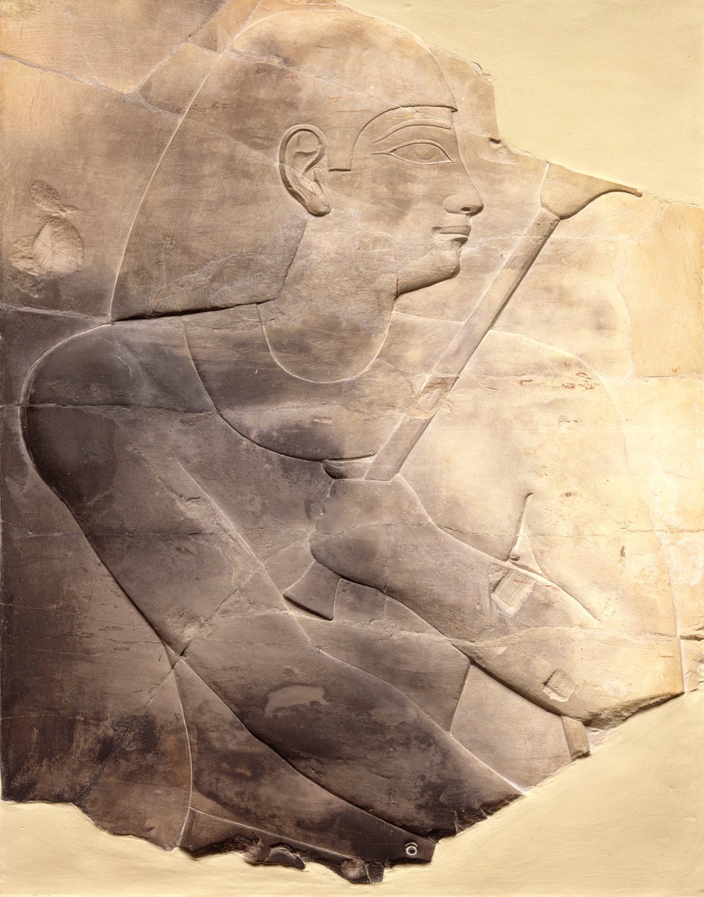 एक उच्च अधिकारी की राहत, संभवतः थेब्स से, c.670-650 ई.पू. द्वारा देर से मिस्र