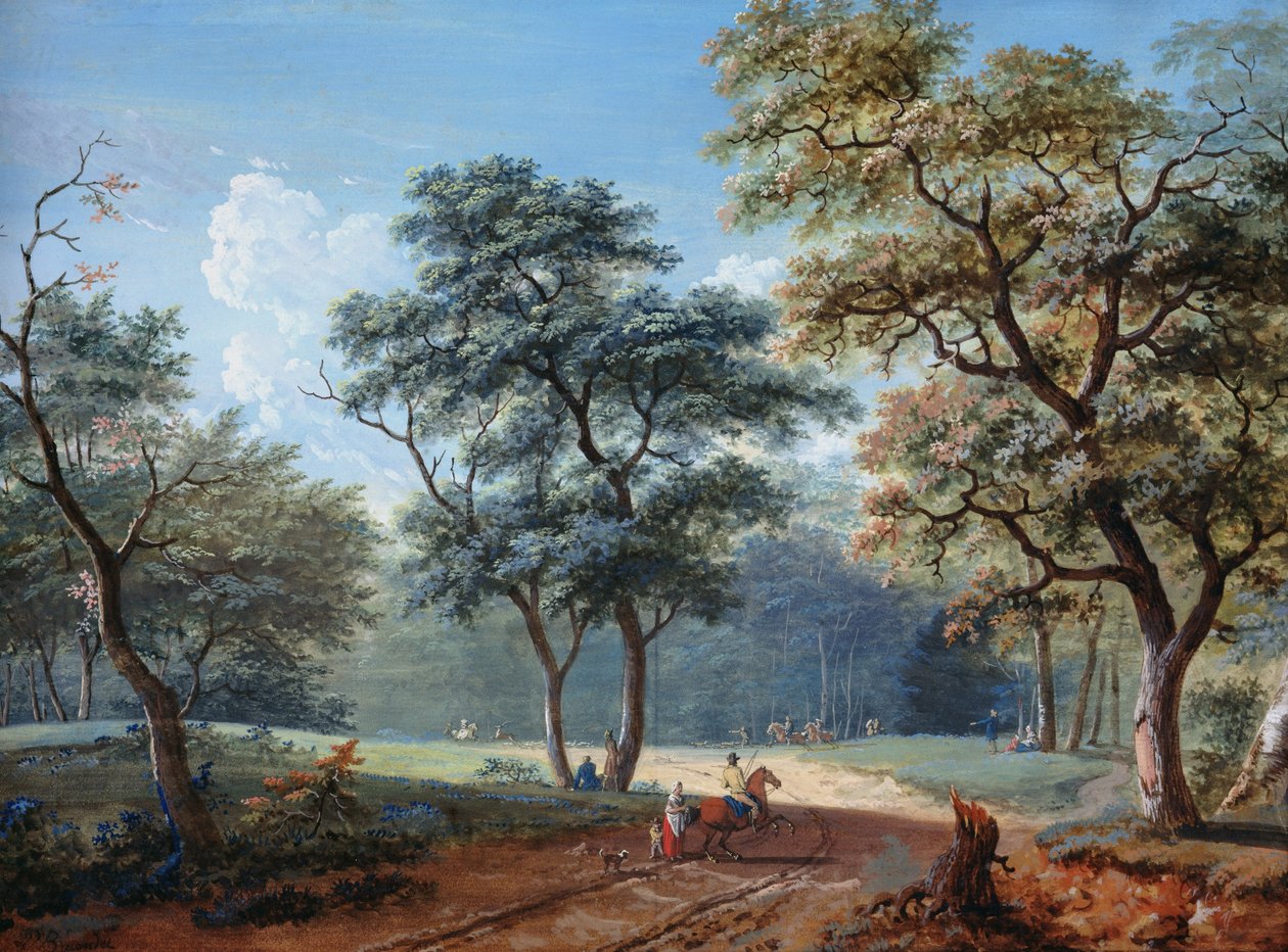 द बोइस डी बोग्लने, 1797 द्वारा लाज़ारे ब्रूंडेट