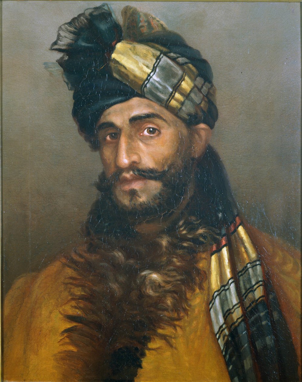 पठान सोवर, 25वीं कैवलरी (फ्रंटियर फोर्स), c.1908 (कैनवास पर तेल) द्वारा लीला के। विलियमसन