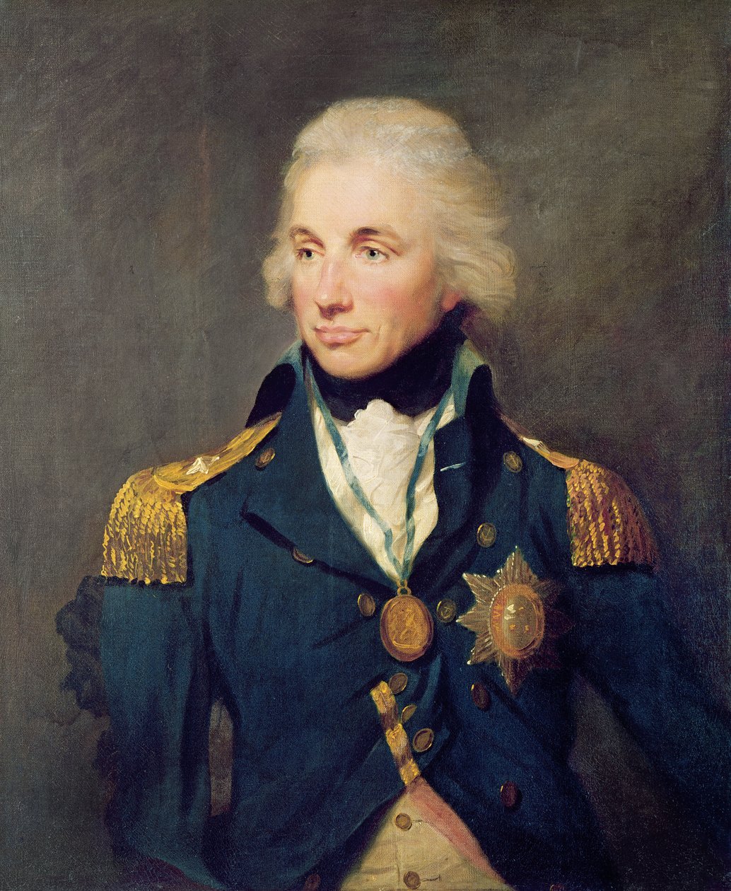 पोर्ट्रेट ऑफ होरैटो नेल्सन (1758-1805), विस्काउंट नेल्सन, 1797 द्वारा लमूएल फ्रांसिस एबॉट