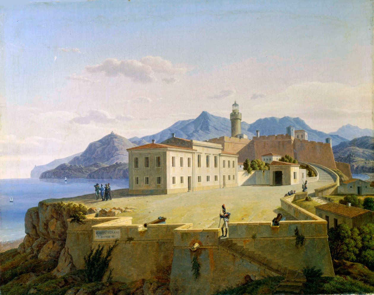 पोर्टोफ़ेरियो में नेपोलियन बोनापार्ट, 1814 1839। द्वारा लियो वॉन क्लेंज़े