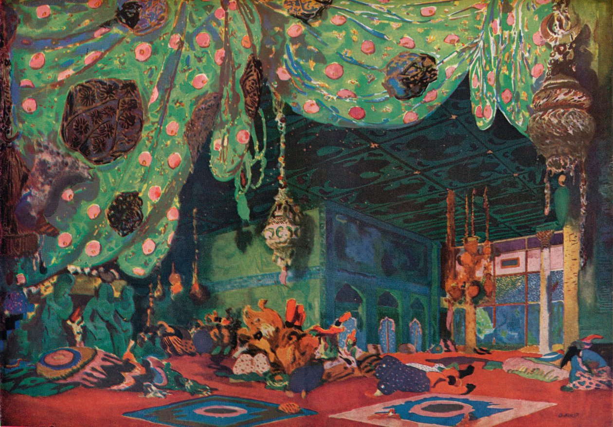 शेहरज़ादे की स्थापना, 1910 द्वारा लियोन बक्स्तो