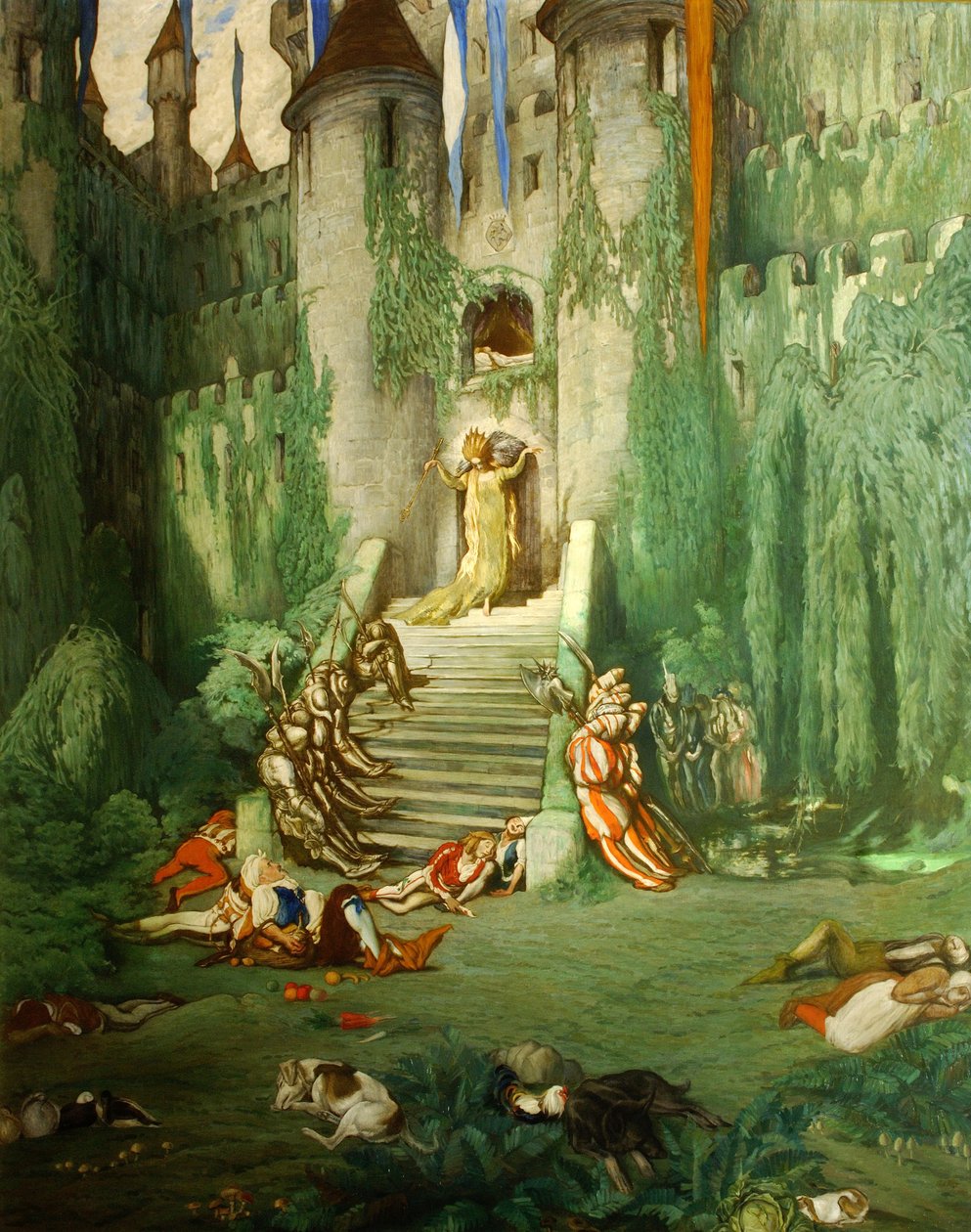 द स्लीपिंग ब्यूटी, 1913-1922 द्वारा लियोन बक्स्तो