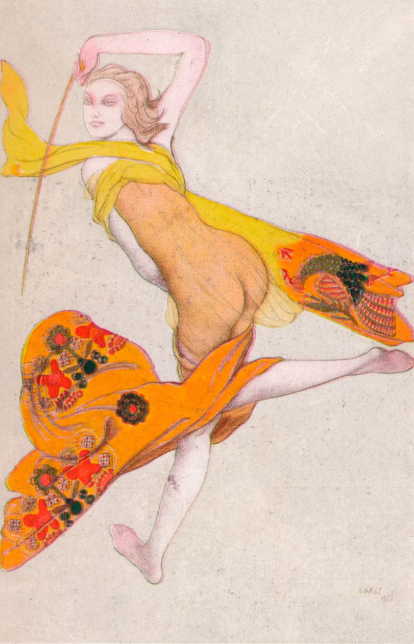 ए डांसिंग स्लेव, 1922, 1923 द्वारा लियोन बक्स्तो