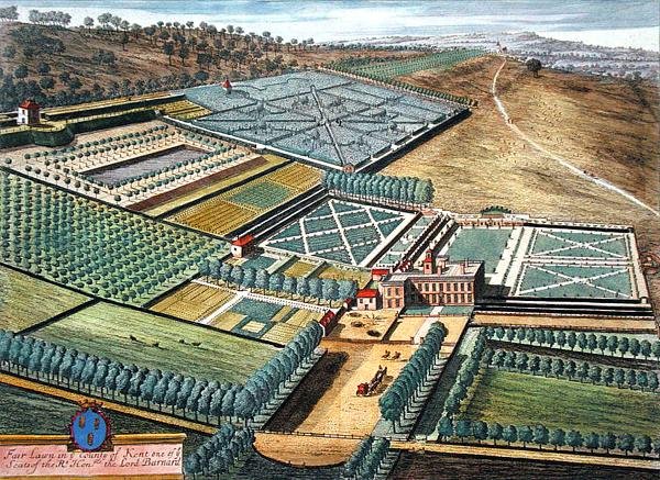 केंट काउंटी में फेयर लॉन जोहान्स किप द्वारा उकेरा गया (c.1652-1722) (उत्कीर्णन) द्वारा लियोनार्ड (बाद) कनीफ