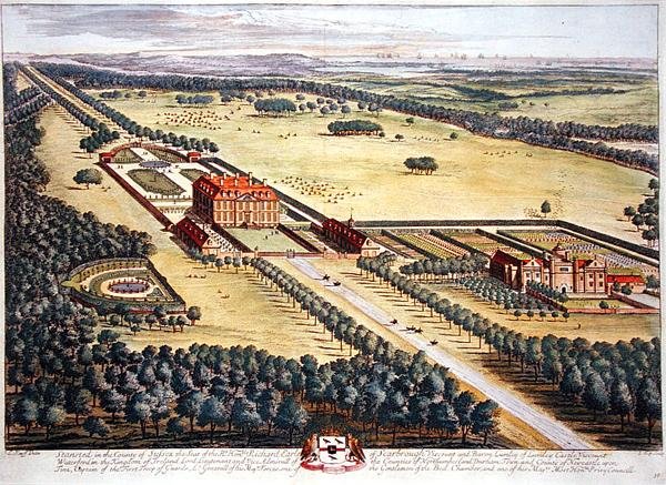 जोहान्स किप द्वारा उत्कीर्ण ससेक्स काउंटी में स्टैनस्टेड (c.1652-1722) (उत्कीर्णन) द्वारा लियोनार्ड (बाद) कनीफ