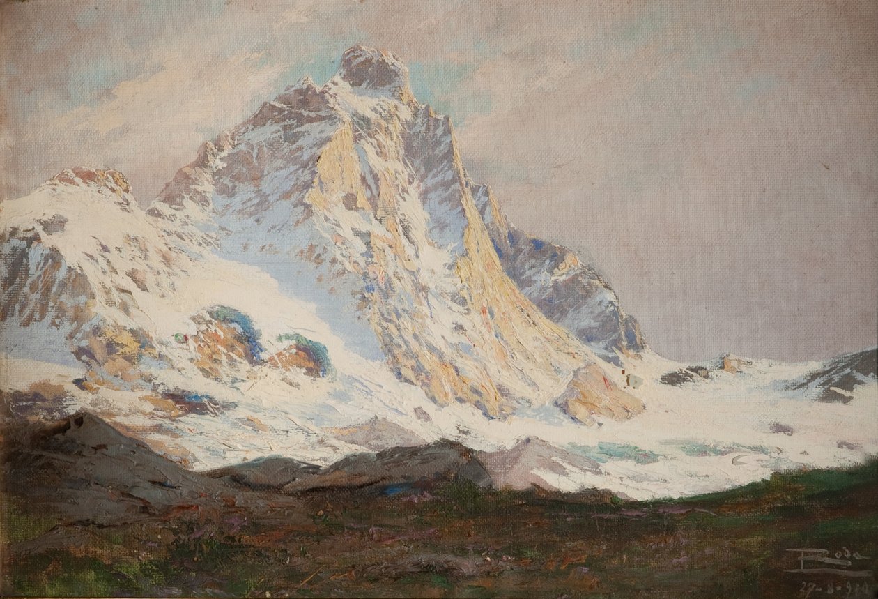द मैटरहॉर्न, 1910 द्वारा लियोनार्डो रोड़ा