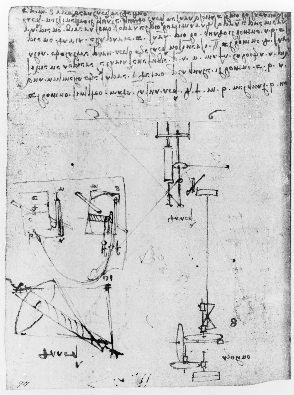 Fol। 46v, कोडेक्स फोर्स्टर III, 1480s-1494 से द्वारा लियोनार्डो दा विंची