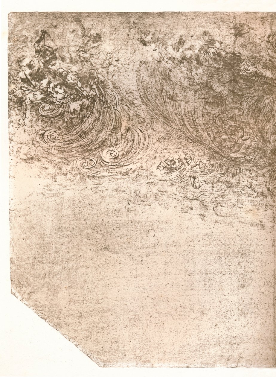 एक मंदिर के प्रतिनिधि, c1472-c1519 1883। द्वारा लियोनार्डो दा विंची