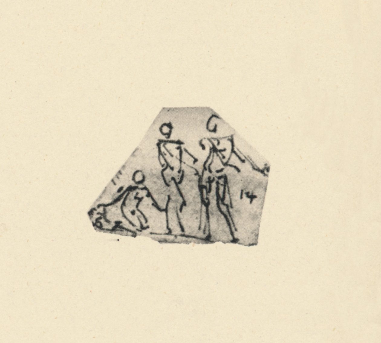 थ्री फिगर का स्केच, c1480 1945 द्वारा लियोनार्डो दा विंची