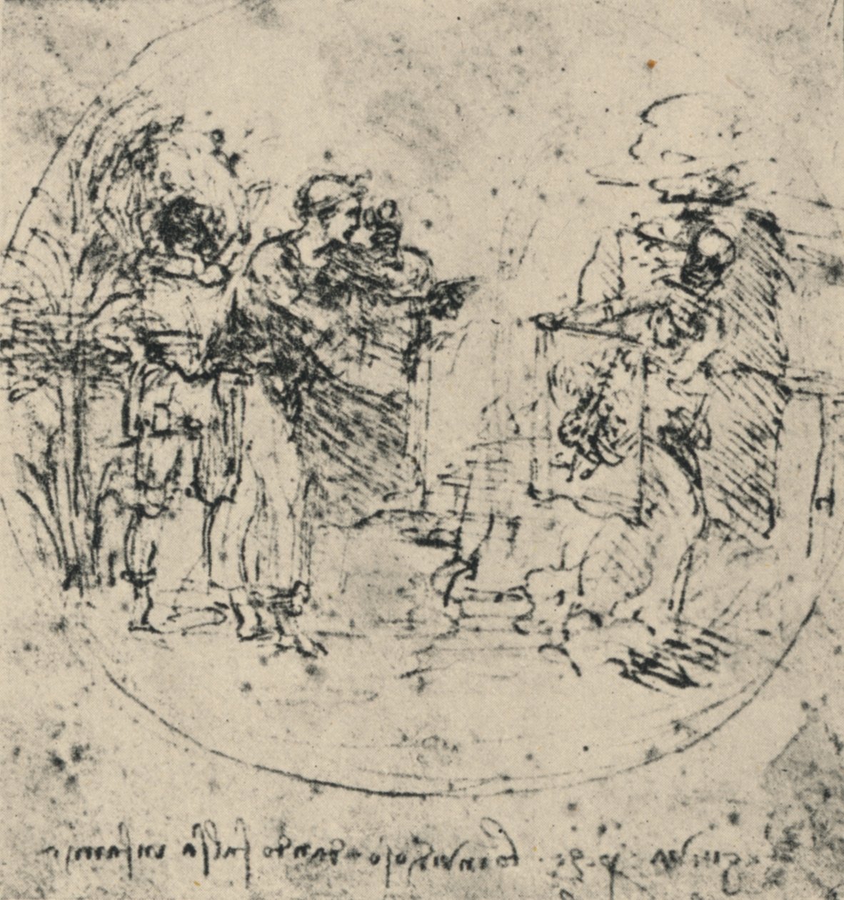 द अनमास्किंग ऑफ ईवी, c1480 1945 द्वारा लियोनार्डो दा विंची