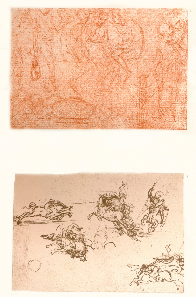दो चित्र, c1472-c1519 1883। द्वारा लियोनार्डो दा विंची