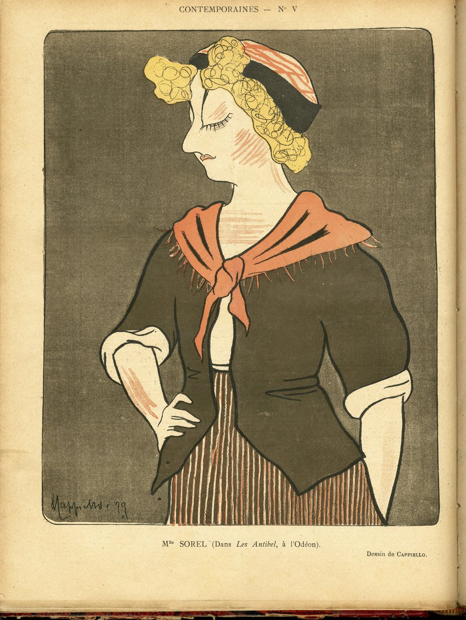 Le Rire . में लियोनेटो कैपिएलो डिट कैपिएलो (1875-1942) का चित्रण द्वारा लिओनेटो कैप्पिलो