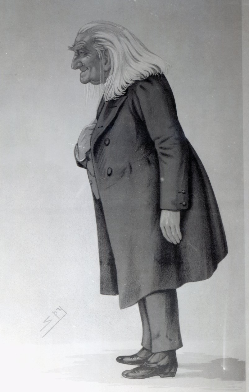 फ्रांज़ लिस्केट, &39;वैनिटी फेयर&39; से चित्रण, 15 मई 1886 द्वारा लेस्ली मैथ्यू वार्ड