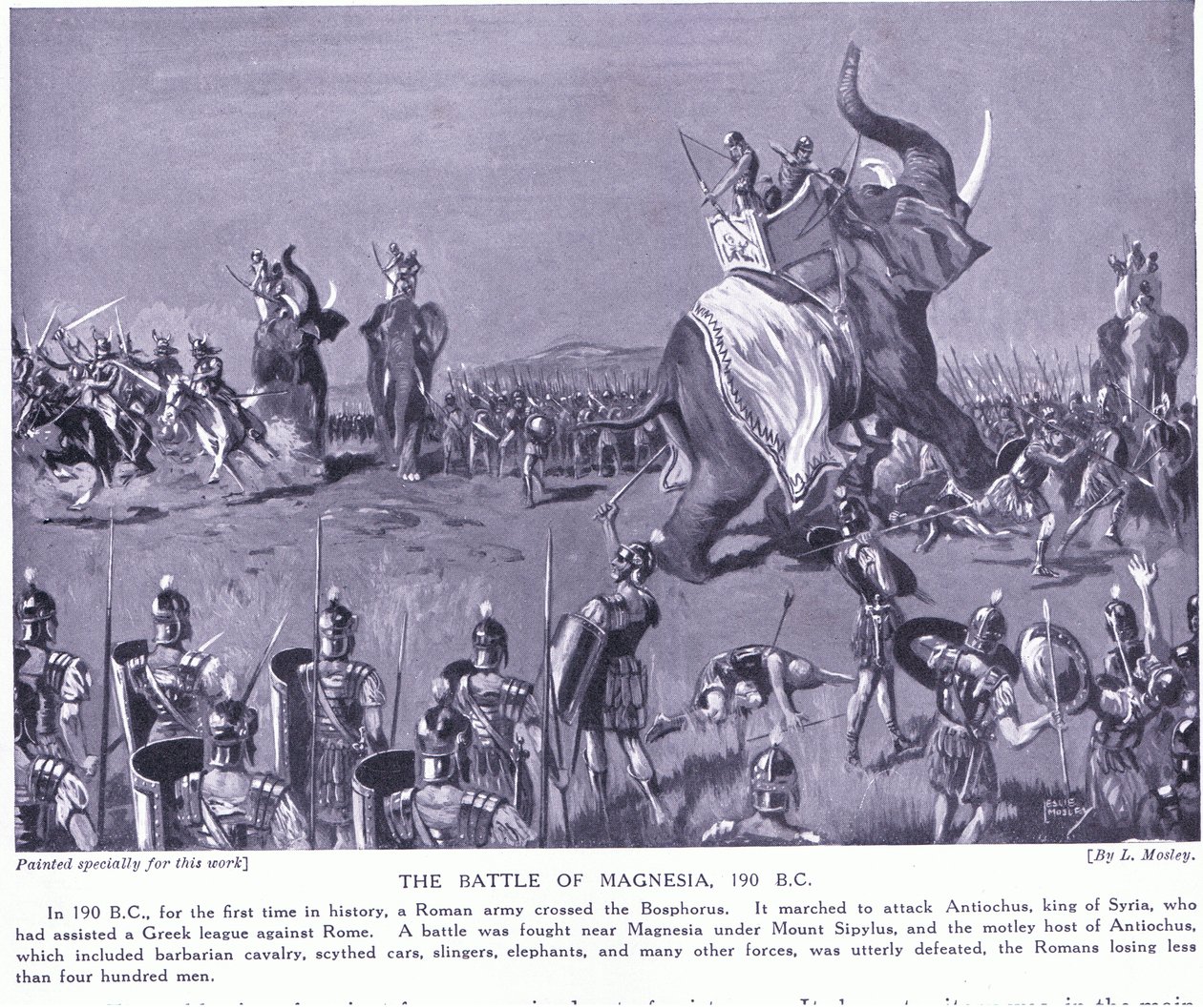 मैग्नेशिया की लड़ाई 190BC द्वारा लेस्ली मोस्ले