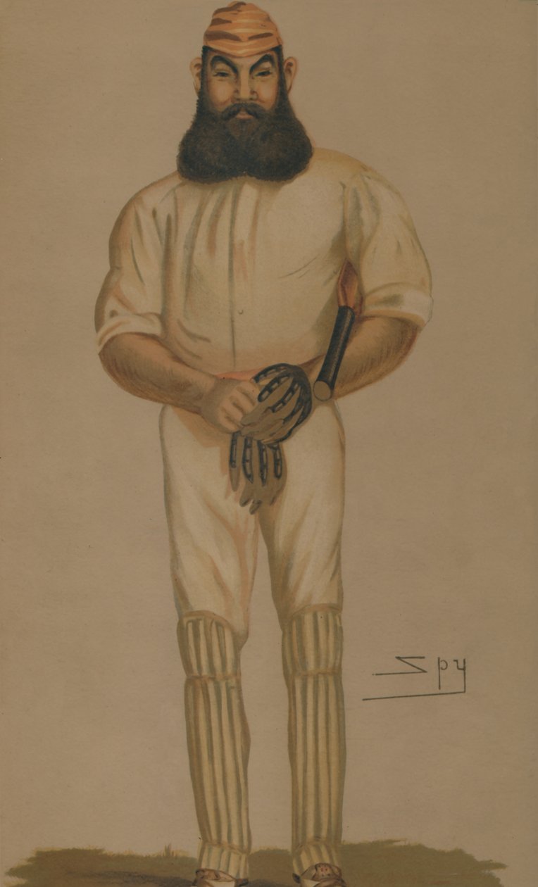 क्रिकेट, 1877। द्वारा लेस्ली मैथ्यू वार्ड