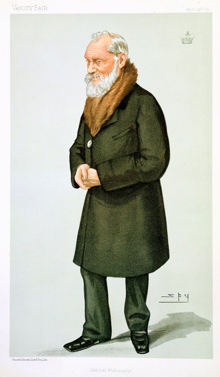 लॉर्ड केल्विन, स्कॉटिश भौतिकशास्त्री और गणितज्ञ, 1897 द्वारा लेस्ली मैथ्यू वार्ड