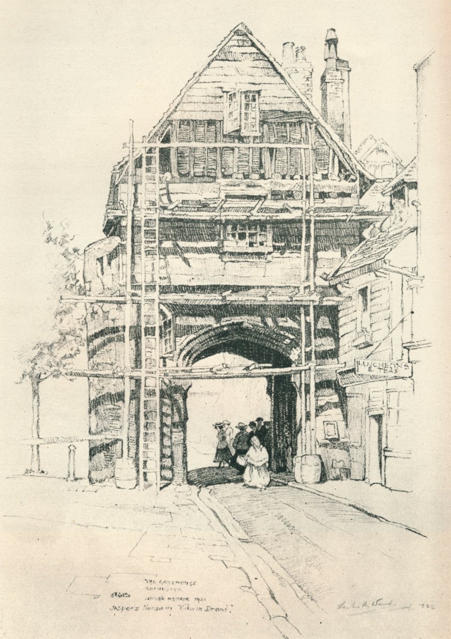 द गेटहाउस रोचेस्टर, 1925 द्वारा लेस्ली मैथ्यू वार्ड
