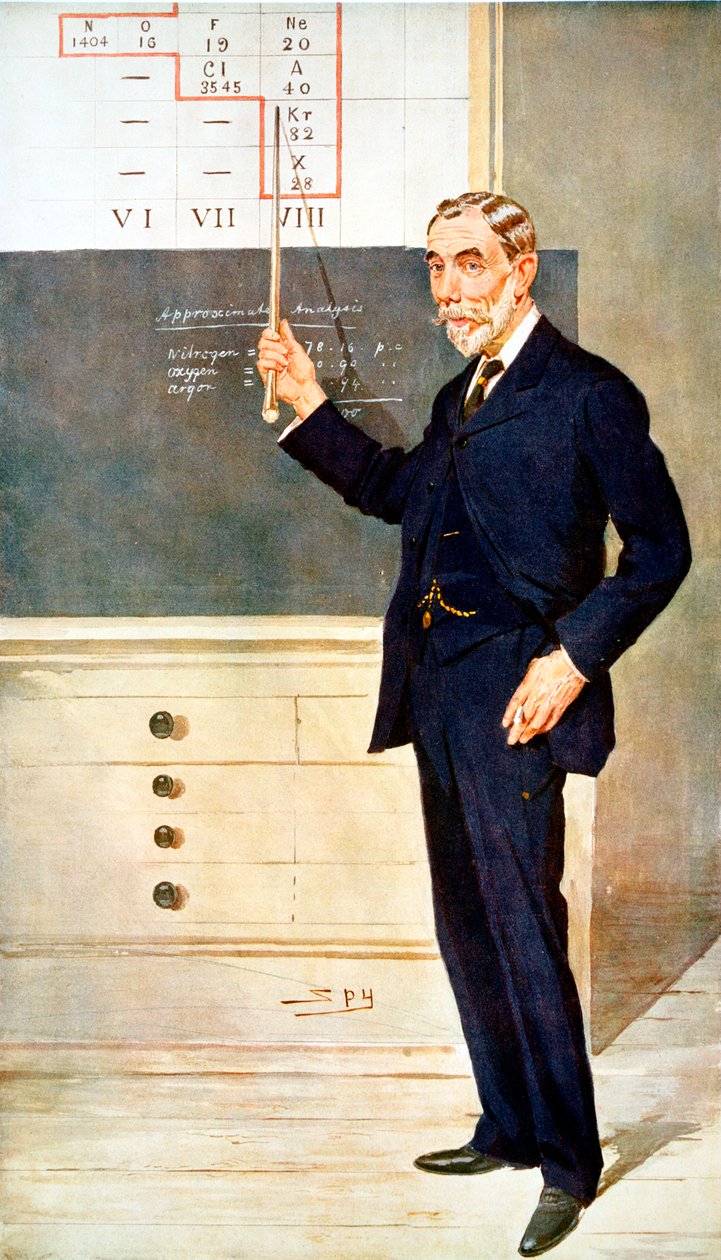 विलियम रामसे, स्कॉटिश केमिस्ट, 1908 द्वारा लेस्ली मैथ्यू वार्ड