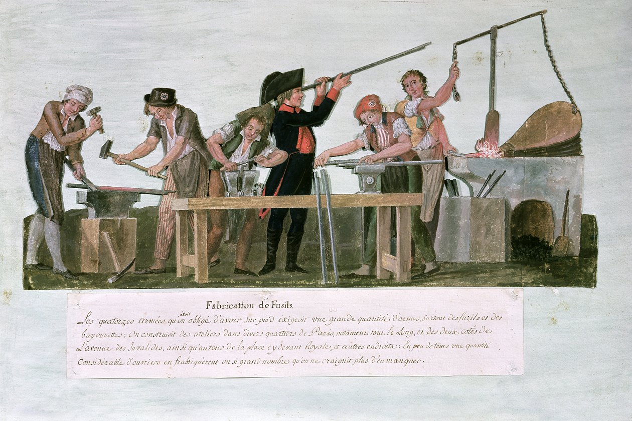 राइफल मेकर्स वर्कशॉप, 1793 द्वारा लेसुअर ब्रदर्स