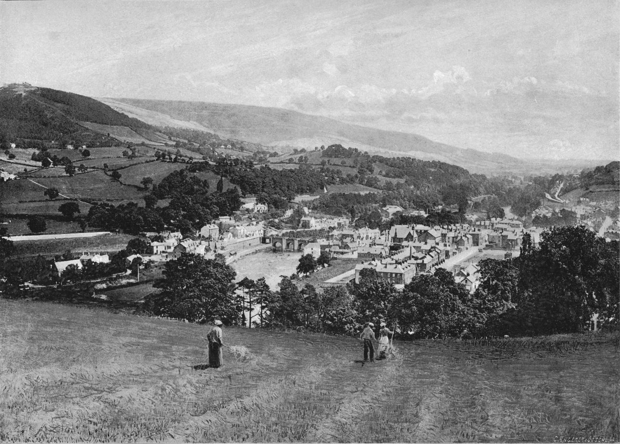 ललंगोलेन और क्रो कैसल, सी 1896 द्वारा लेट्ससम एंड संस