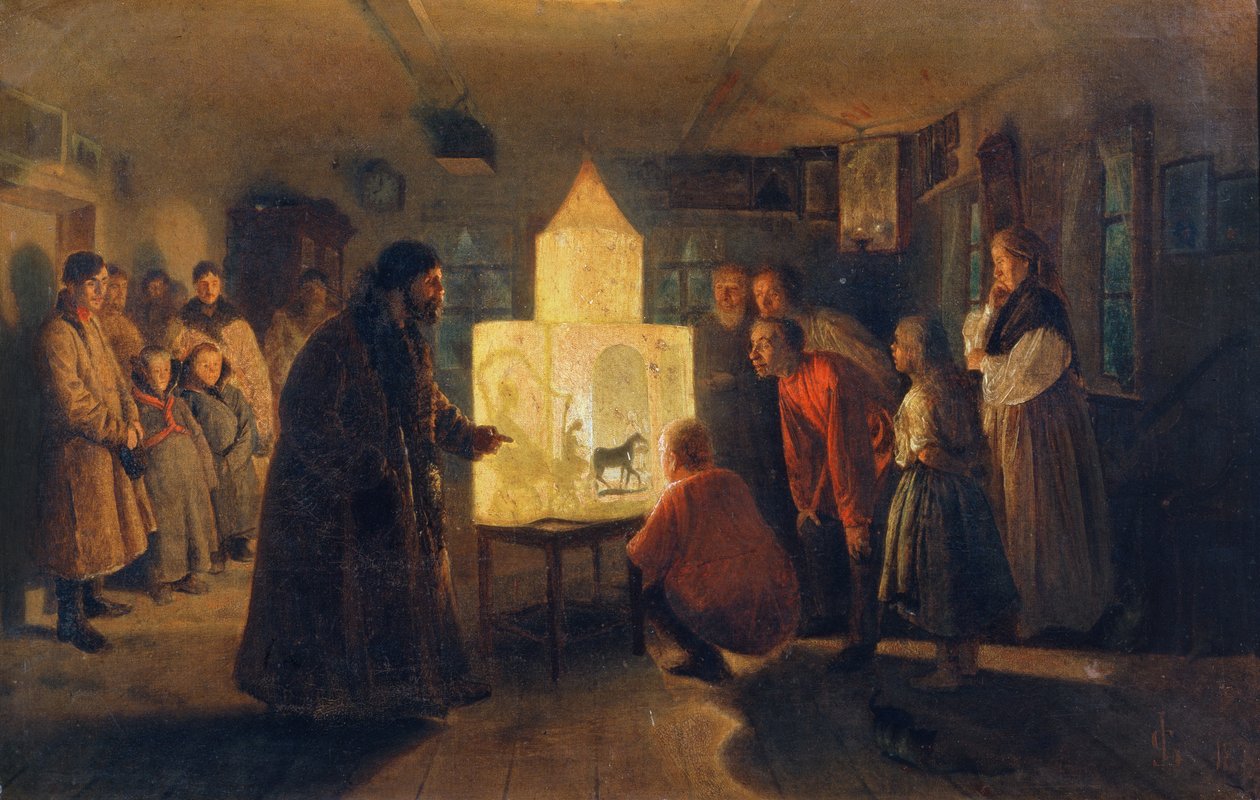 द मैजिक लैंटर्न, 1876 द्वारा लेव ग्रिगोरीविच सोलोवैव