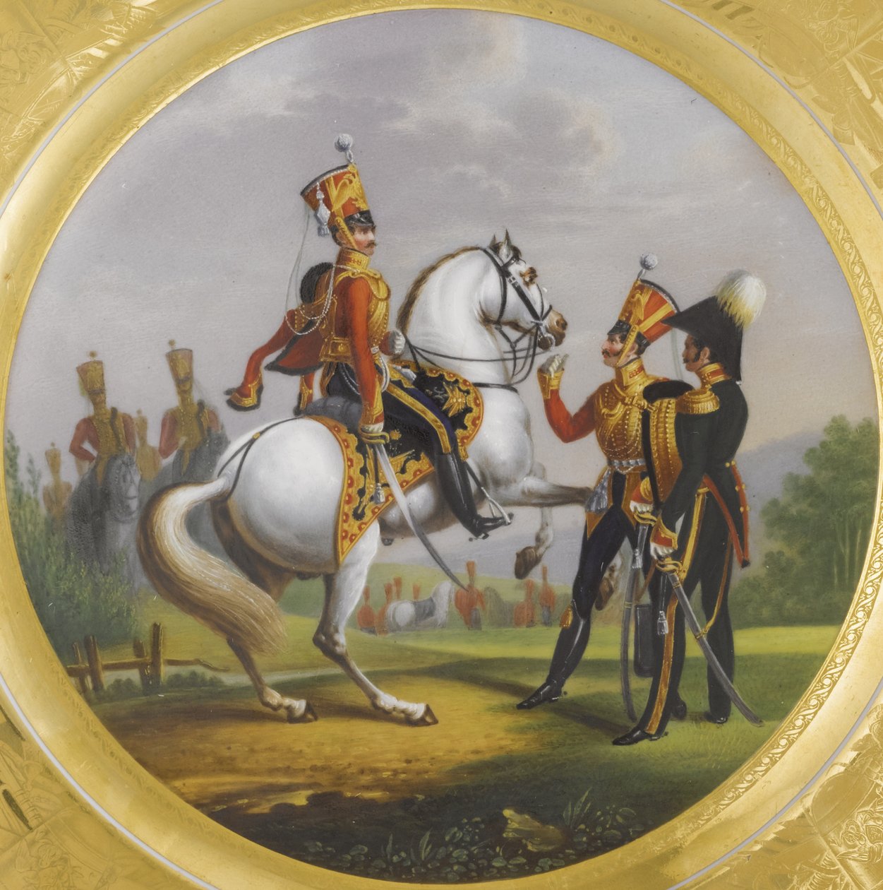मुख्य अधिकारी और अंडर-गार्ड ऑफ़ द लाइफ-गार्ड्स हुसार रेजिमेंट, 1829 द्वारा लेव अलेक्जेंड्रोविच बेलौसोव